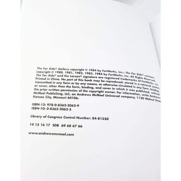 Far Side Gallery Puns of Steel Humor Comic Books Argyle Sweater Lot of 2 - Picture 6 of 14